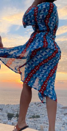 Kleid zum Wickeln