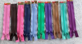 10 STÜCK RIRI REISSVERSCHLÜSSE NEU ALLE 16CM & 3CM BRIET
