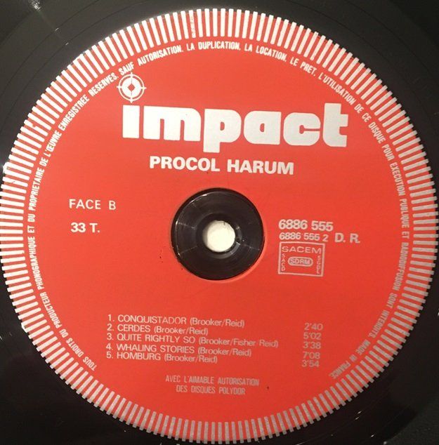 Dischi in vinile: Procol Harum - Procol Harum (LP) – Usato da Grüningen venduto da azulvinyl 3