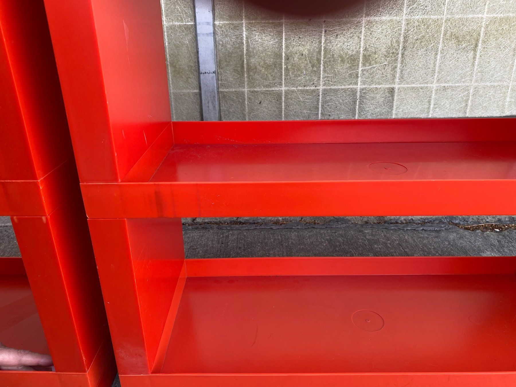Scaffali: Möbel/Regal rot aus den 70er – Usato da Köniz venduto da Vintagetoys 5