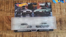 Hot Wheels Premium Nissan Sentra S-R und Silvia S13 Set