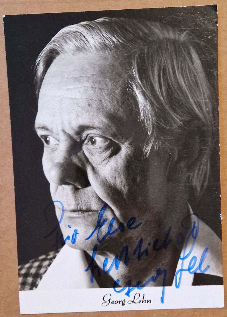 Autographes: Georg Lehn - handsigniert – D'occasion à Menziken par Autogramme
