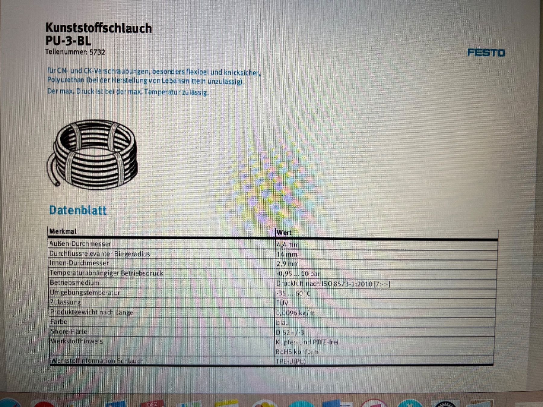 Festo Rohre & Schläuche: FESTO 50m Druckluftschlauch – Neu und originalverpackt aus Altendorf von CyRoBi 5