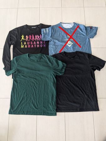 Lot 3 t-shirts sport L dont 2 Uniqlo