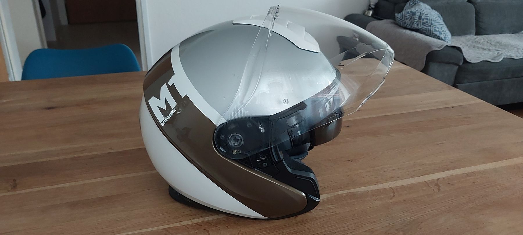 Schuberth Caschi & visiere: Helm Schuberth M1 Nova Bronze – Nuovo (secondo la descrizione) da Breil-Brigels venduto da SilverSurfer27 1