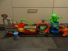 Hot Wheels Track mit Oktopus-Waschanlage, TOP !