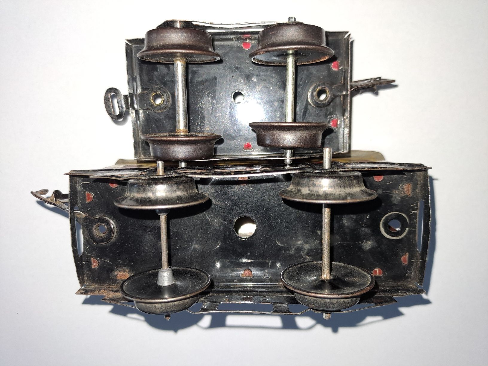 Modellini di ferrovie: 2 Modelleisenbahn Blechwagen, Spur 0 – Usato da Umiken venduto da Rider56 2