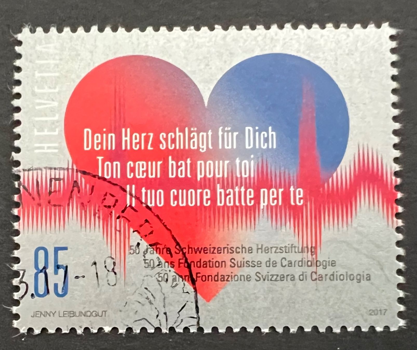 Alle Briefmarken: CH-Marke Eckstempel 2017 – Neu (gemäss Beschreibung) aus Hünenberg See von wer_5286