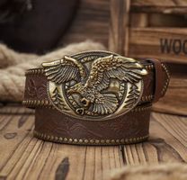 Adler Western Cowboy Gürtel - 120 - Metall - NEU!!