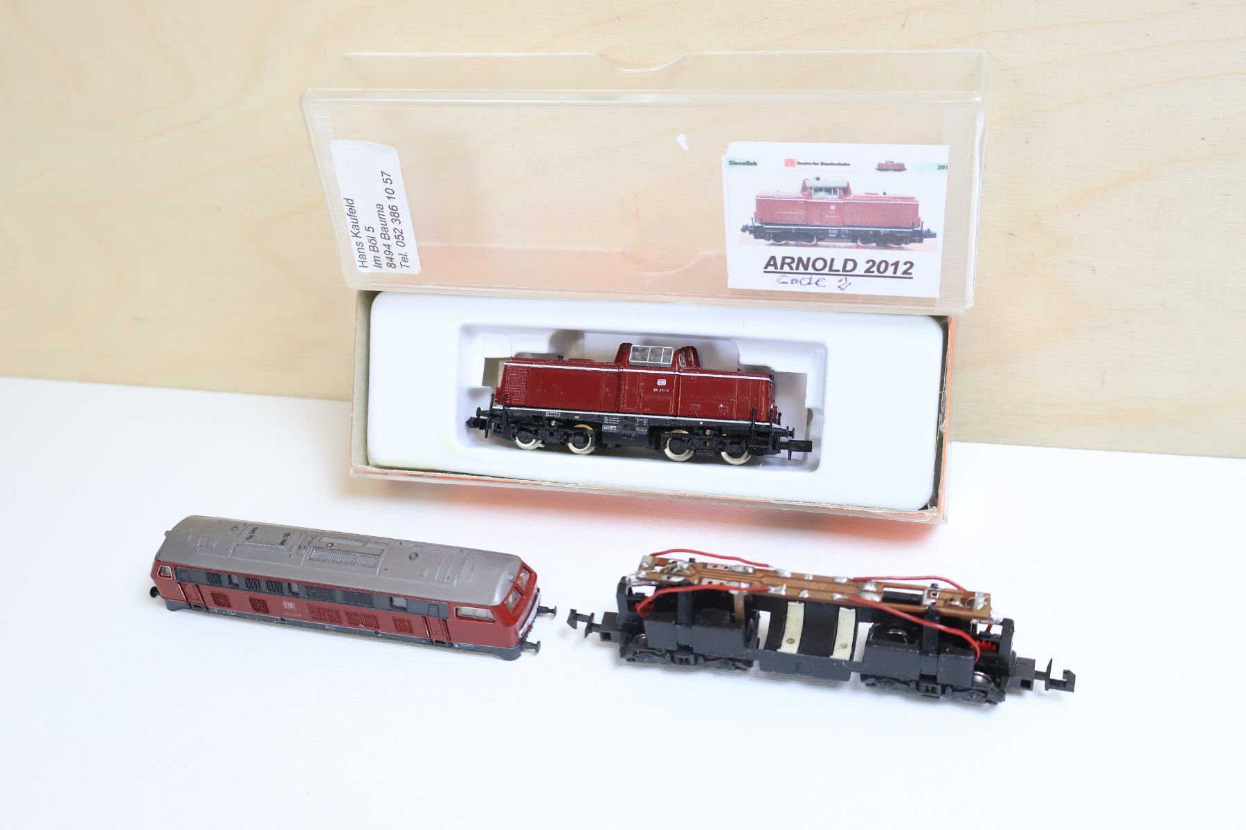 Arnold Modelleisenbahnen: 2 x Loks Spur N - Digital Spur N – Defekt aus Winterthur von Monstera 3