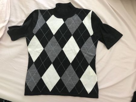 Kurzpullover mit Stehkragen Gr. 36 von Jones