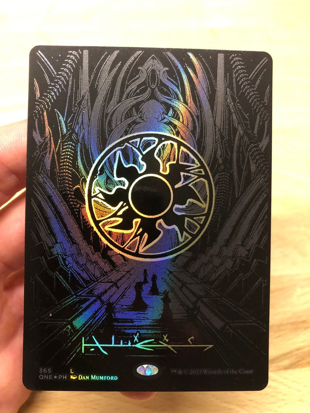 Magic The Gathering Carte collezionabili: MTG all Phyrexian oil slick raised foil basic lands NM – Nuovo (secondo la descrizione) da Corsier GE venduto da SWmoderncards 2