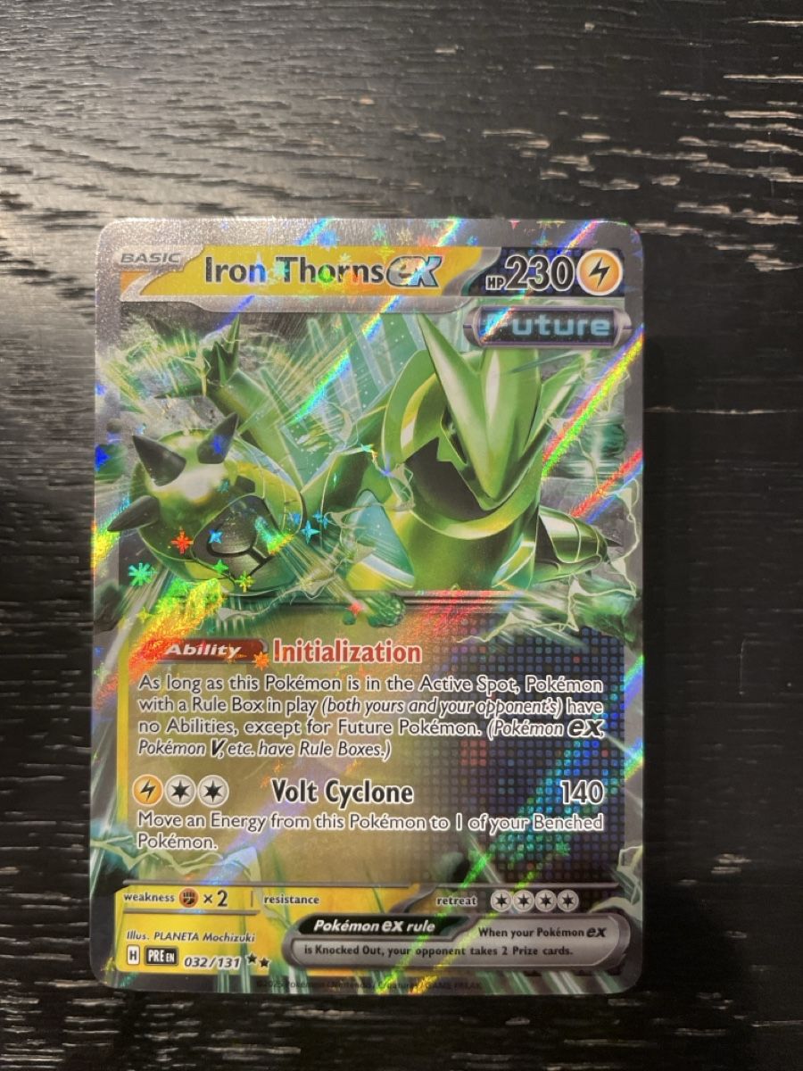 Pokémon Carte collezionabili: Iron Thorns ex 032/131 Prismatic Pokemon holo – Usato da Hugelshofen venduto da Suimosa