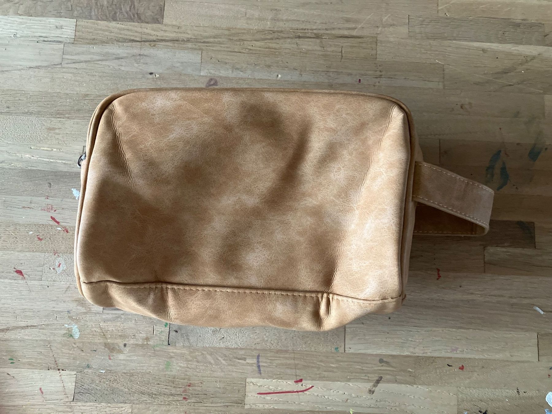 Custodie per cosmetici: Praktische Kosmetiktasche, hellbraun, NEU – Usato da Unterägeri venduto da Bettsofa123 2