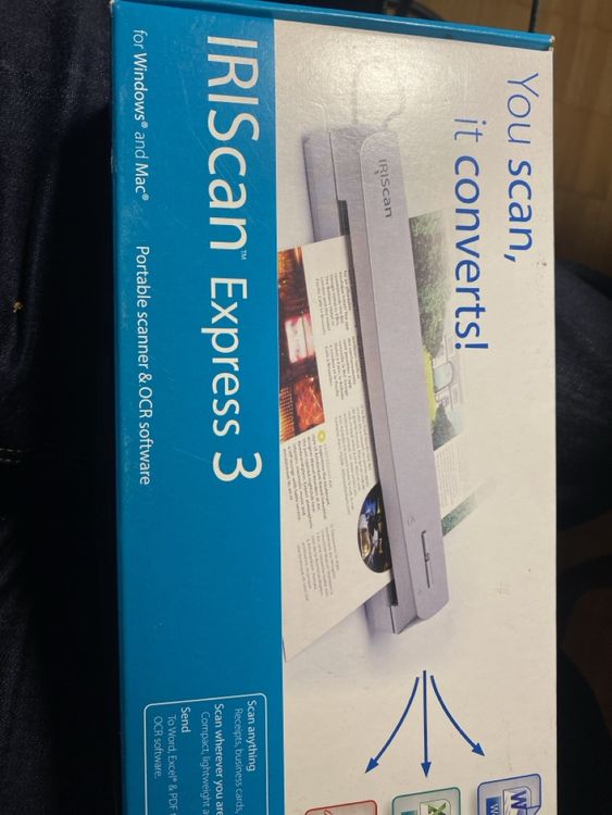 Scanner: Iris Scan Express 3 for Windows and Mac – Nuovo e nell'imballaggio originale da Kreuzlingen venduto da mir_bx5m