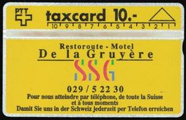 Taxcard 110E_11567 Motel De la Gruyère ungebraucht