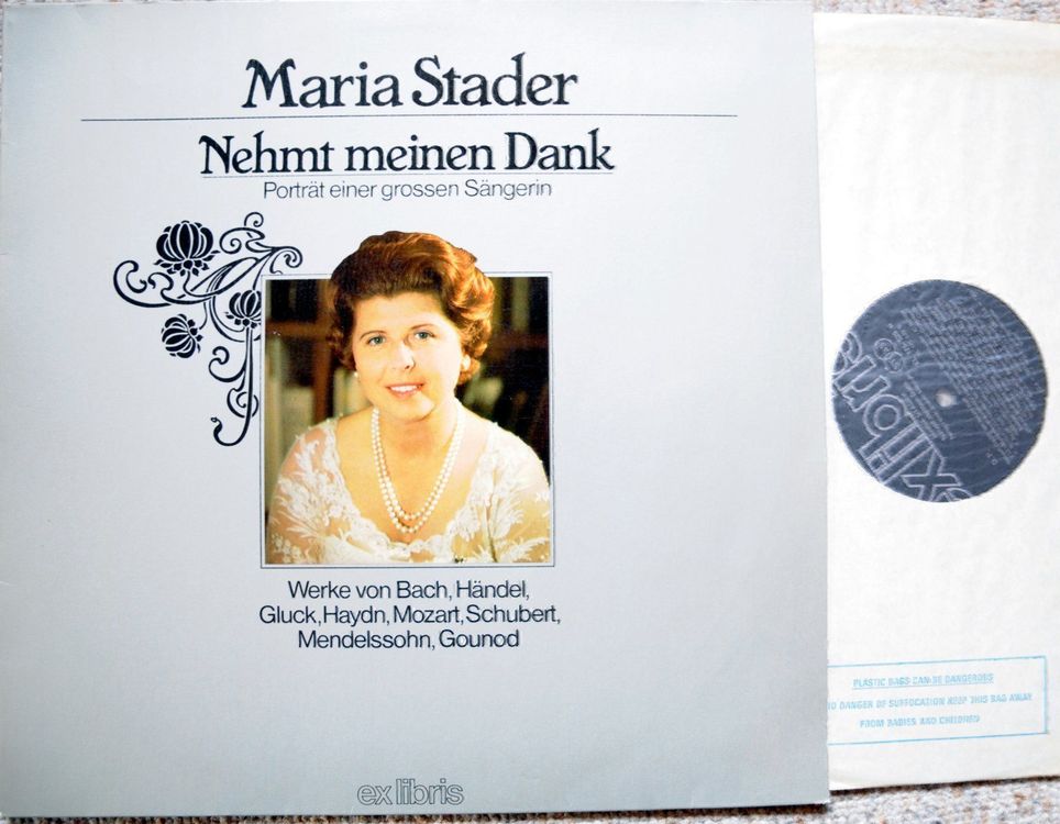 Maria Stader Nehmt Meinen Dank - LP ♪ GEWASCHEN ♪ (Gebraucht) in ...