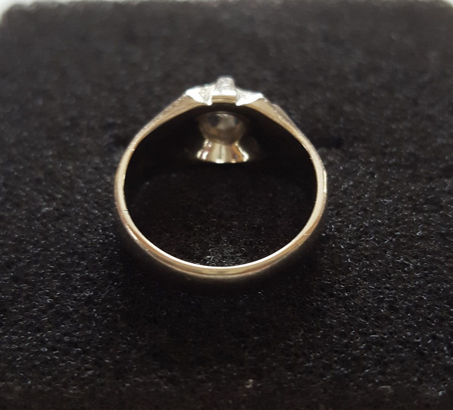 Anelli: 750 Weiss Gold Solitär Ring Mit Brillant – Usato da Wald ZH venduto da Dasilver 8