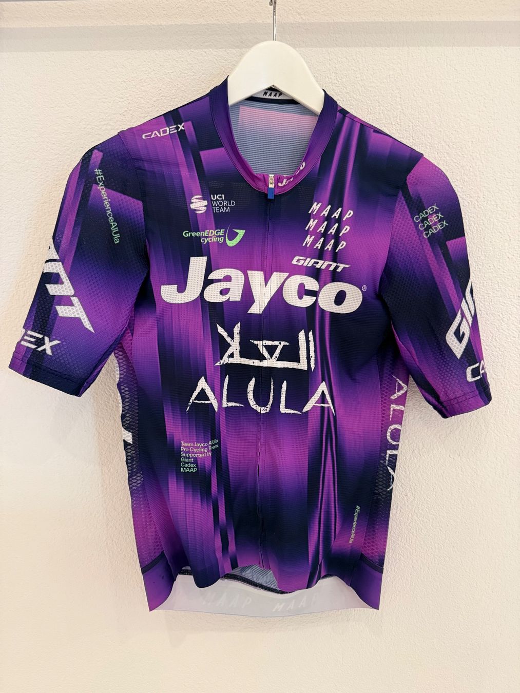 Canottiere & Pantaloni: MAAP GreenEDGE Pro Air Jersey 2025 – Usato da Luzern venduto da sqimxens