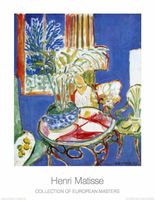 Henri Matisse     "Petit Interieur Bleu"     KUNSTDRUCK