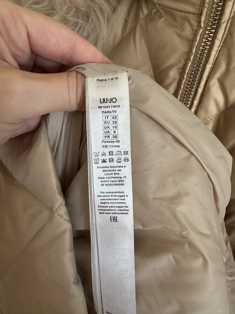 Liu Jo Mäntel: Liu Jo Luxury Down Padded Coat, Size EU 36, Beige – Neu (gemäss Beschreibung) aus Langnau am Albis von vitaklimova 5