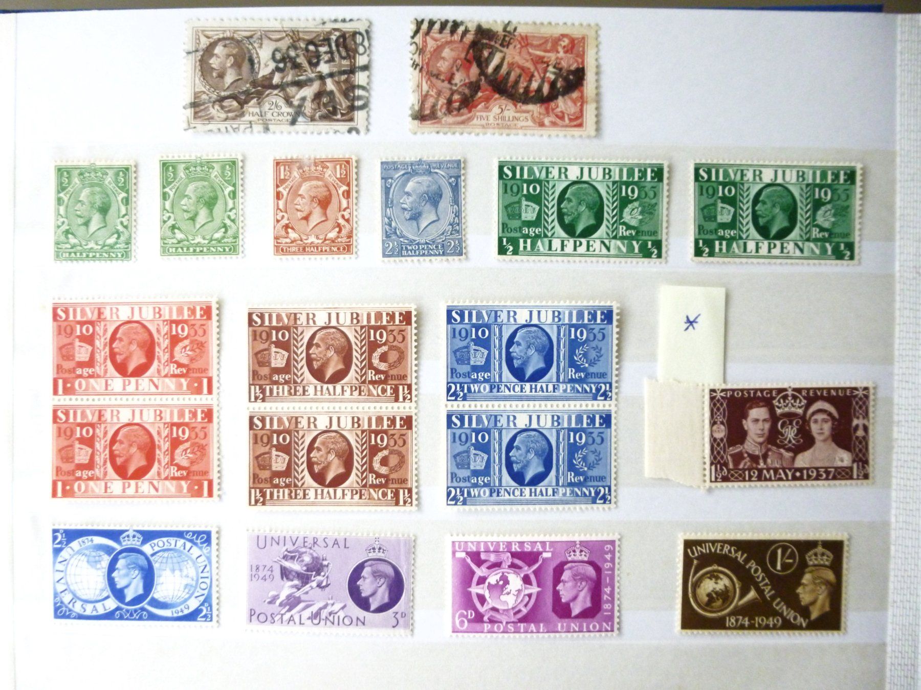 Alle Briefmarken: GB / ENGLAND - Lot ältere Marken – Gebraucht aus Uster von schepus23