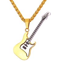 Halskette mit Gitarre goldig