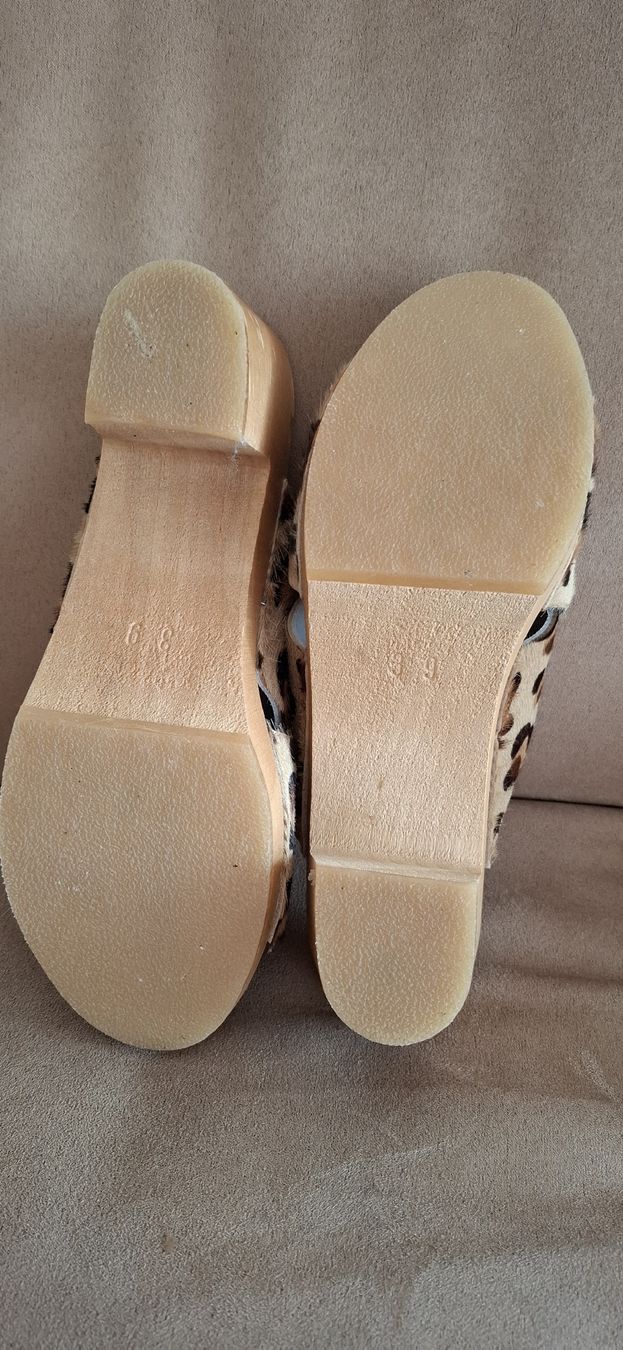 Damenschuhe: Mules bois-cuir 🐆 – Neu (gemäss Beschreibung) aus Estavayer-le-Lac von Aloha026 2