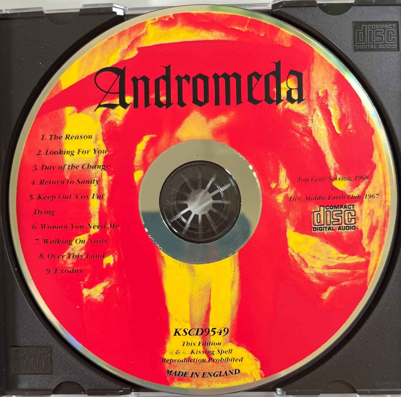 CDs: ANDROMEDA / BBC Top Gear Session 1968 & Live at ....... – Gebraucht aus Bischofszell von kustavi 2