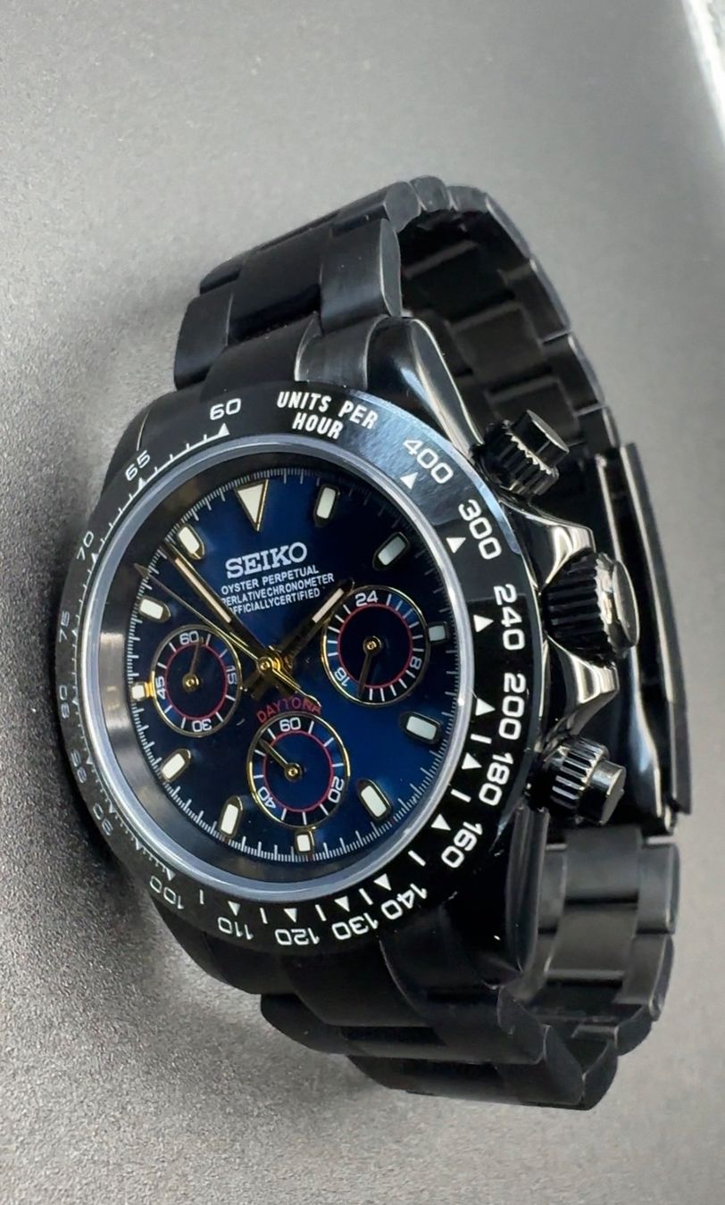 Orologi: Seitona Chronograph Midnight Black Edition – Nuovo e nell'imballaggio originale da Arnegg venduto da watch-shop 6
