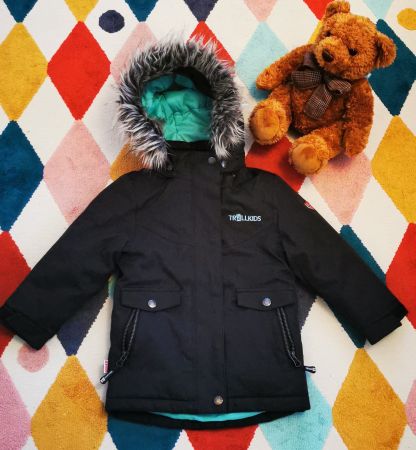 Trollkids Winterjacke Mantel Oslo kinder 98 Mädchen