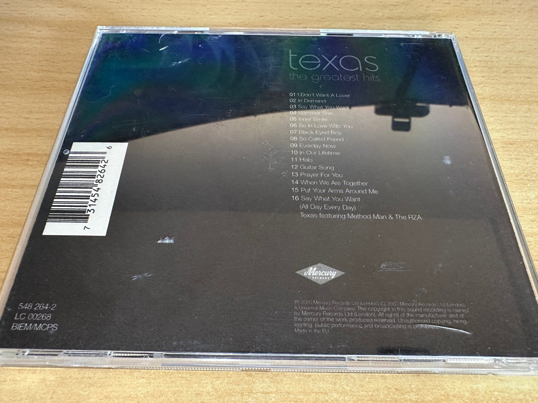 CD: Texas – The Greatest Hits – Usato da Rikon im Tösstal venduto da Alpenmutz 1