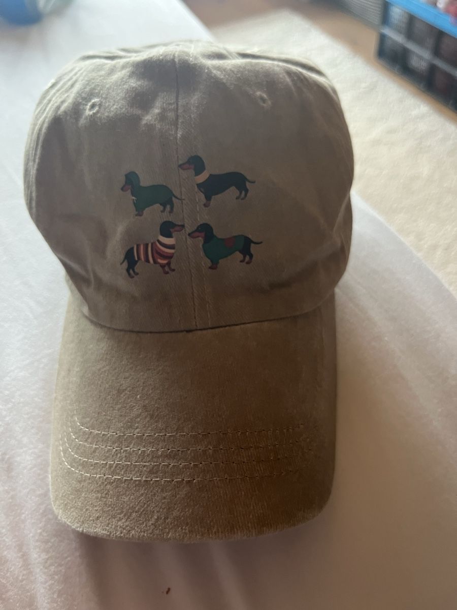 Chapeaux, bonnets & casquettes: Dackel Baseball cap beige/kahki – Neuf avec emballage d'origine à Saanen par SoniaMichaela 2