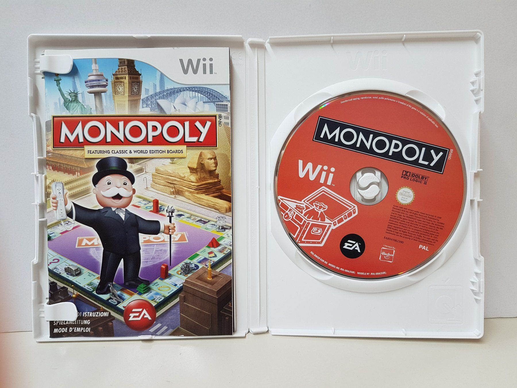 Nintendo Giochi: Wii Monopoly mit Classic & World Edition – Usato da Schüpfheim venduto da Game-Paradis