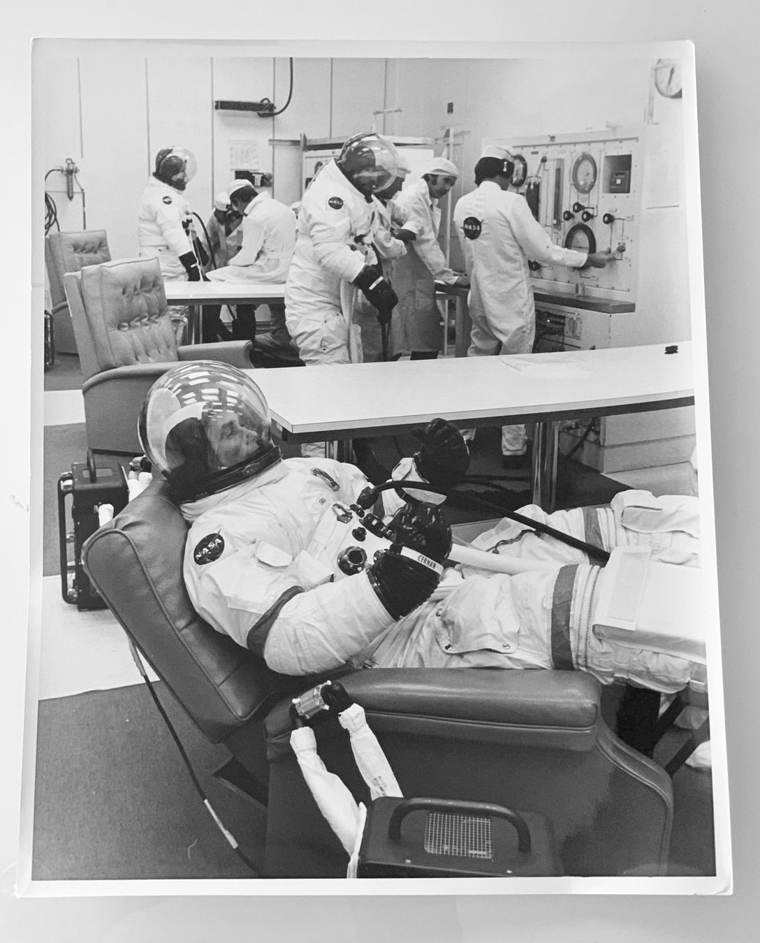 Foto & Immagini: Foto Apollo 17 Commander E. Cernan 1972 im NASA Training – Usato da Bern venduto da Artbrokerswitzerland