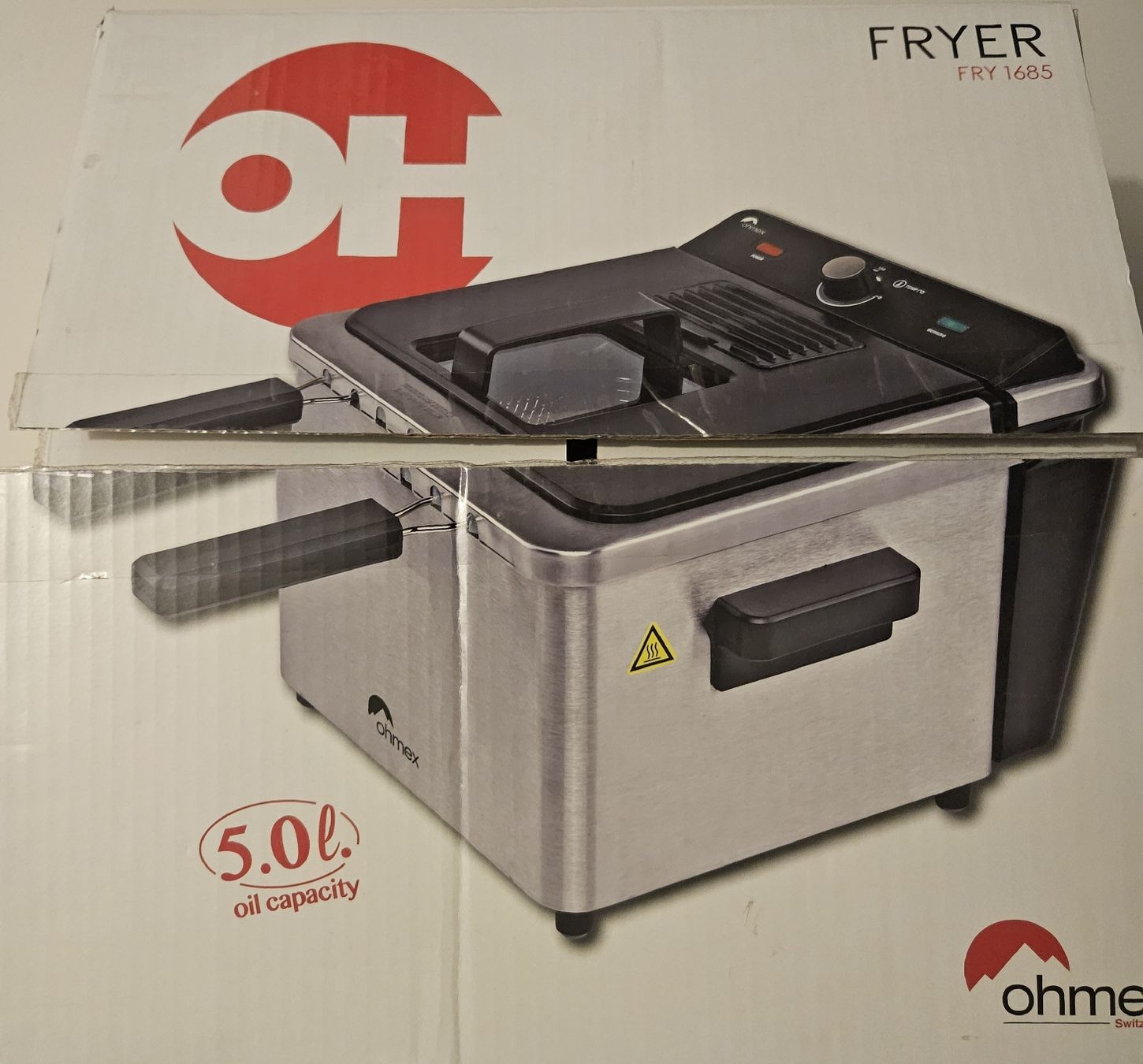 Ohmex Appareils de cuisine: Friteuse électrique 5 litres – D'occasion à Nyon par ali_l72q