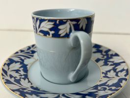 LIMOGES Sologne Espressotasse & Untertasse Vintage