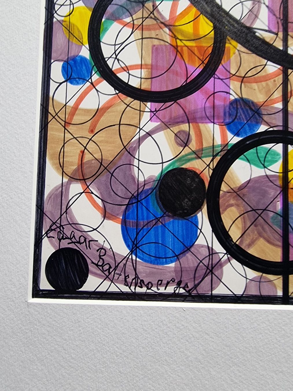 Tableaux: EDGAR BALTENSPERGER ORIGINAL ACRYLGEMÄLDE SINIERT – D'occasion à Gersau par grafik-kunst 2