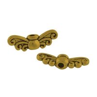 10 Flügelperlen  Schmetterling  14mm