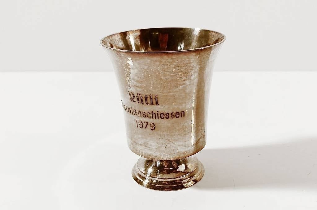 Altre raccolte & rarità: 800er Silber Schützenbecher, Rütli 1979 – Usato da Ballwil venduto da ClassicGallery