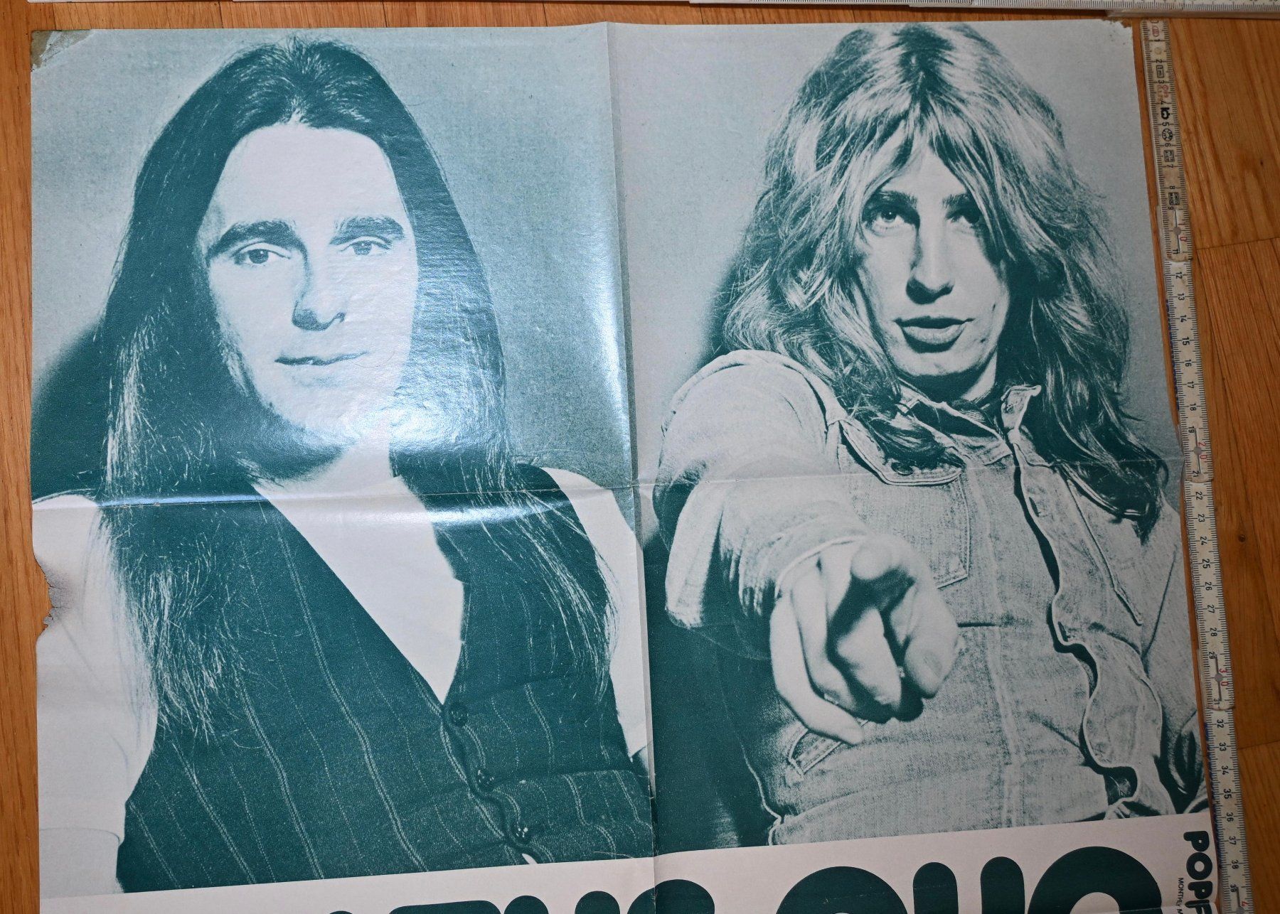Riviste & Magazine: VINTAGE popfoto Poster STATUS QUO gross – Usato da Pfaffhausen venduto da mono_rec 2