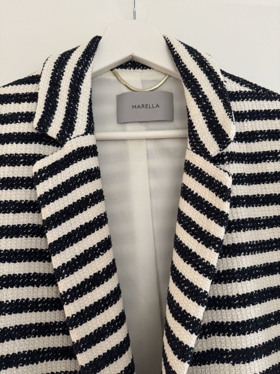 Marella Giacche: Blazer Marella gestreift weiss blau – Nuovo (secondo la descrizione) da Rombach venduto da jasmin_123456 1