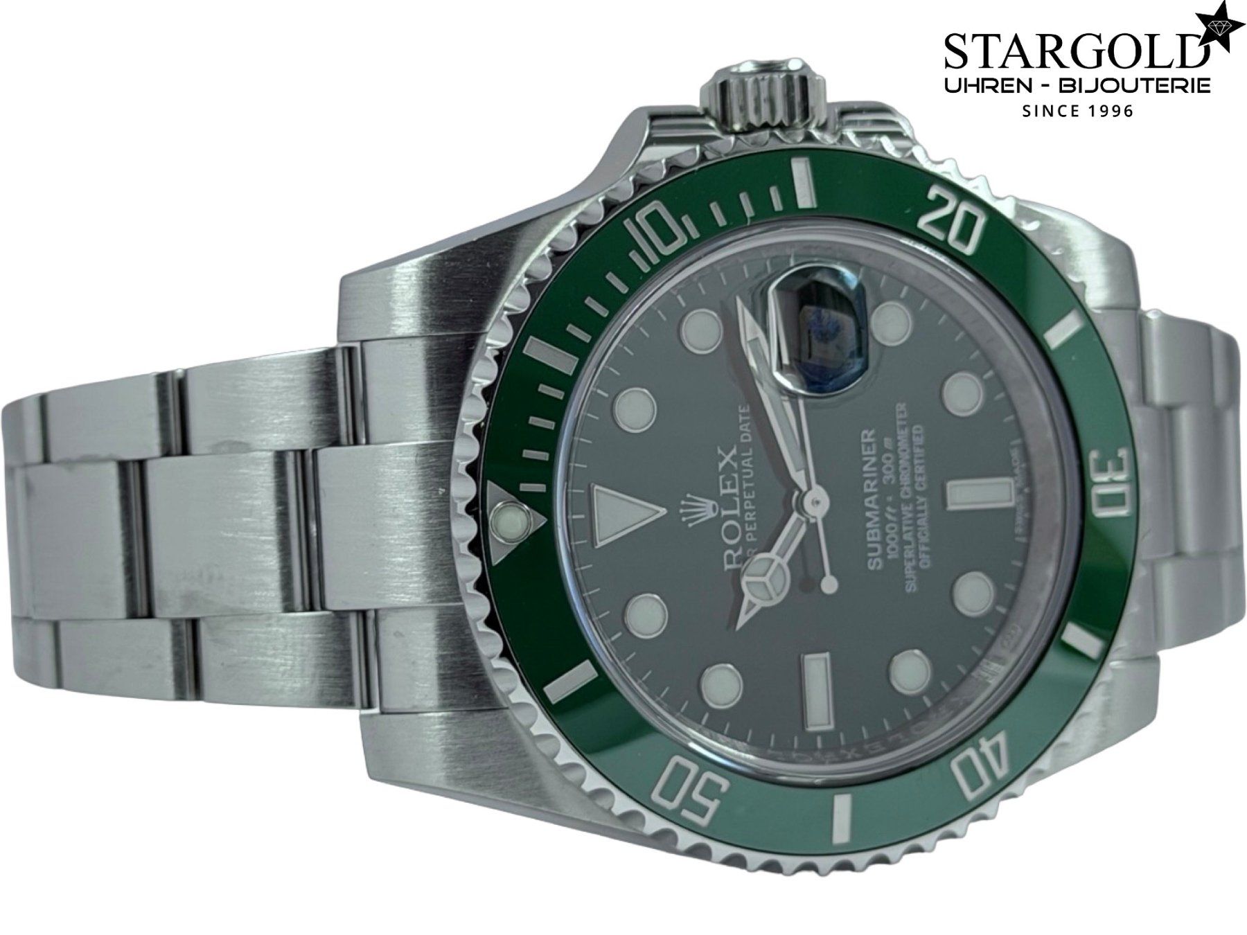 Rolex Uhren: Rolex Submariner Date "Hulk" - 116610LV – Gebraucht aus Zürich von Stargold-Uhren 6