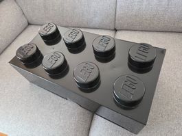 Brique de rangement LEGO noire