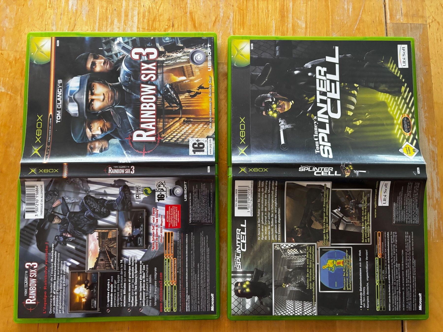 Spiele: Splinter Cell + Rainbow Six 3 (CIB) – Gebraucht aus Frenkendorf von gelbeZinnie