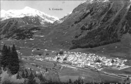 Airolo TI // Panorama 1954 // Leventina