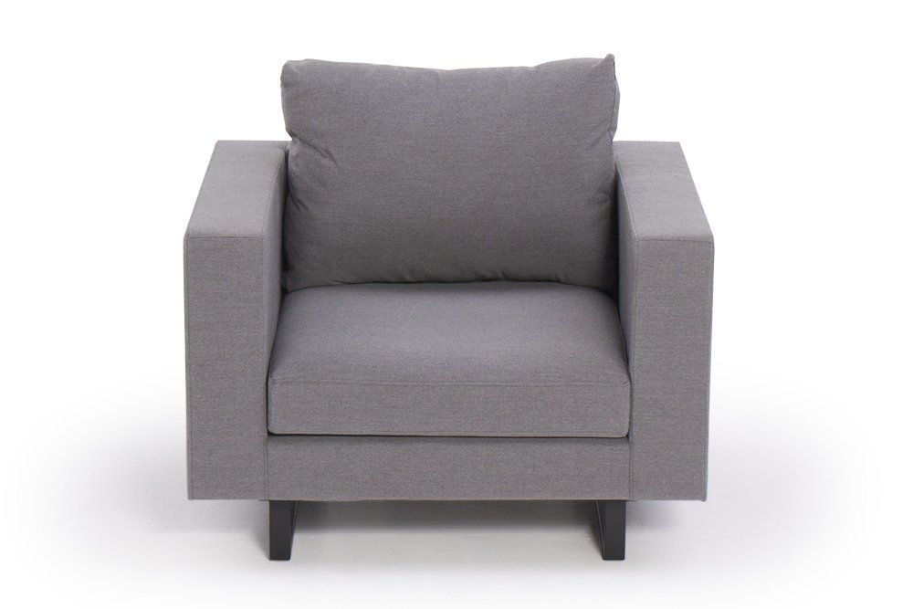 Divani: Outdoor Sofa - Sunbrella Stoff grau – Nuovo e nell'imballaggio originale da Bern venduto da rattan-lounge 1