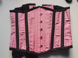 Unterbrust Korsett rosa/pink Burleska 22  24 26