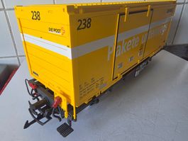 RhB Containertragwagen, Lb-v 7866, "Die Post"