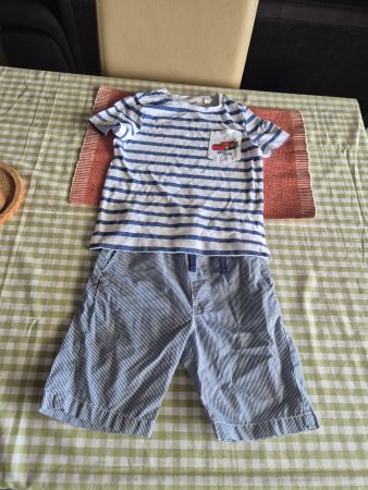 Sommer Set Gr. 110, T-Shirt und Shorts.